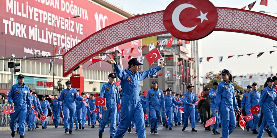 Ankara'da Cumhuriyet'in 100. yılı böyle kutlandı! 2