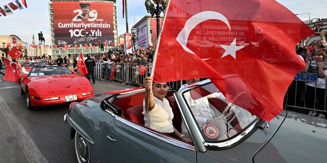 Ankara'da Cumhuriyet'in 100. yılı böyle kutlandı! 4