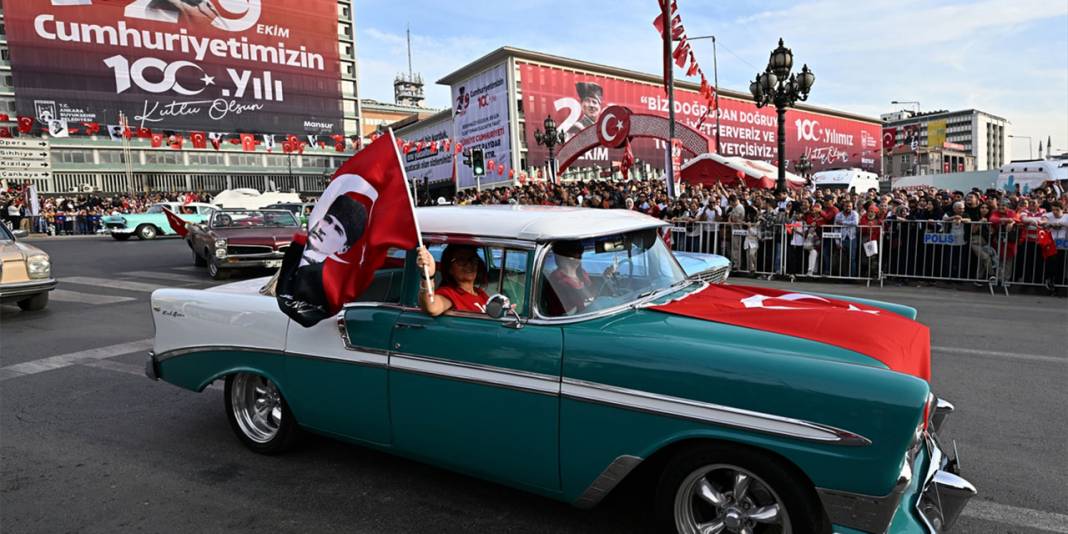 Ankara'da Cumhuriyet'in 100. yılı böyle kutlandı! 5