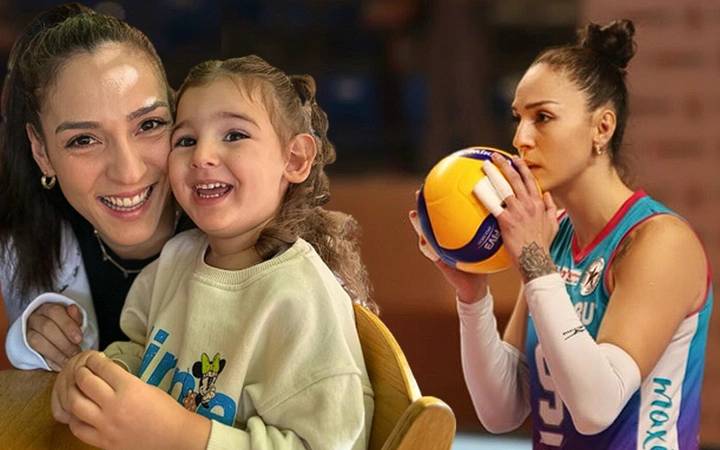 Milli voleybolcu Büşra Kılıçlı, kızıyla trafik kazası geçirdi 2