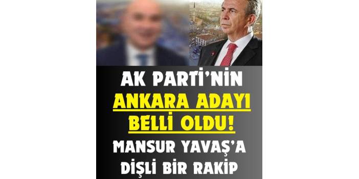 AK Parti'nin adayı kulislere sızdı!