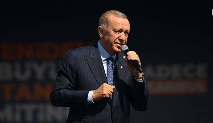 İşte Cumhurbaşkanı Erdoğan'ın mitinge katılanların sayısını 1