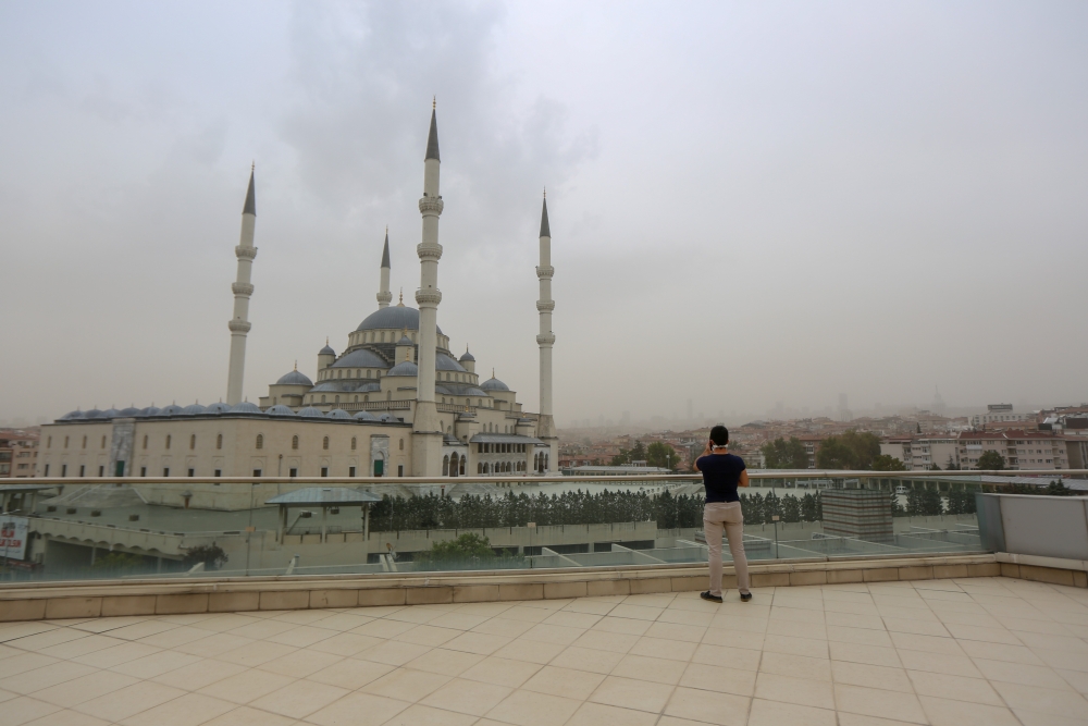 Ankara'da toz fırtınası 11