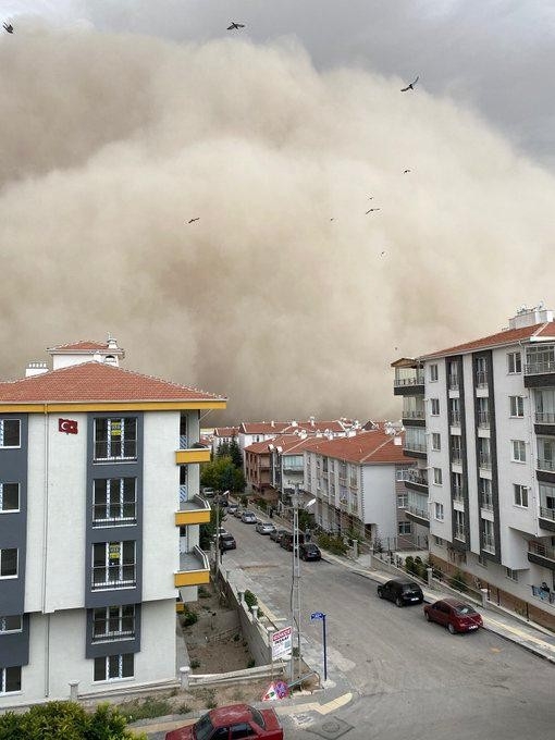 Ankara'da toz fırtınası 4