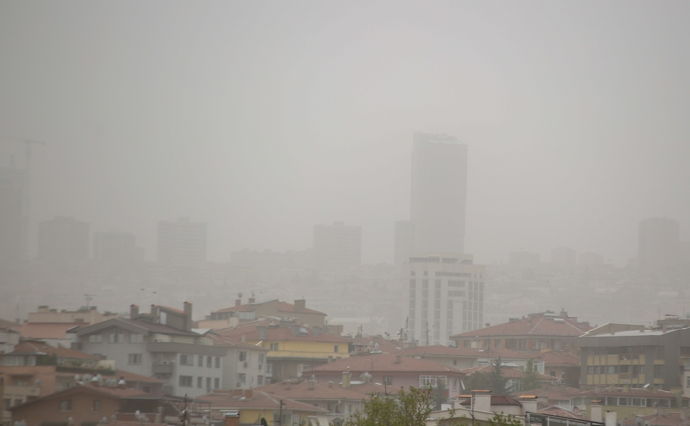 Ankara'da toz fırtınası 8