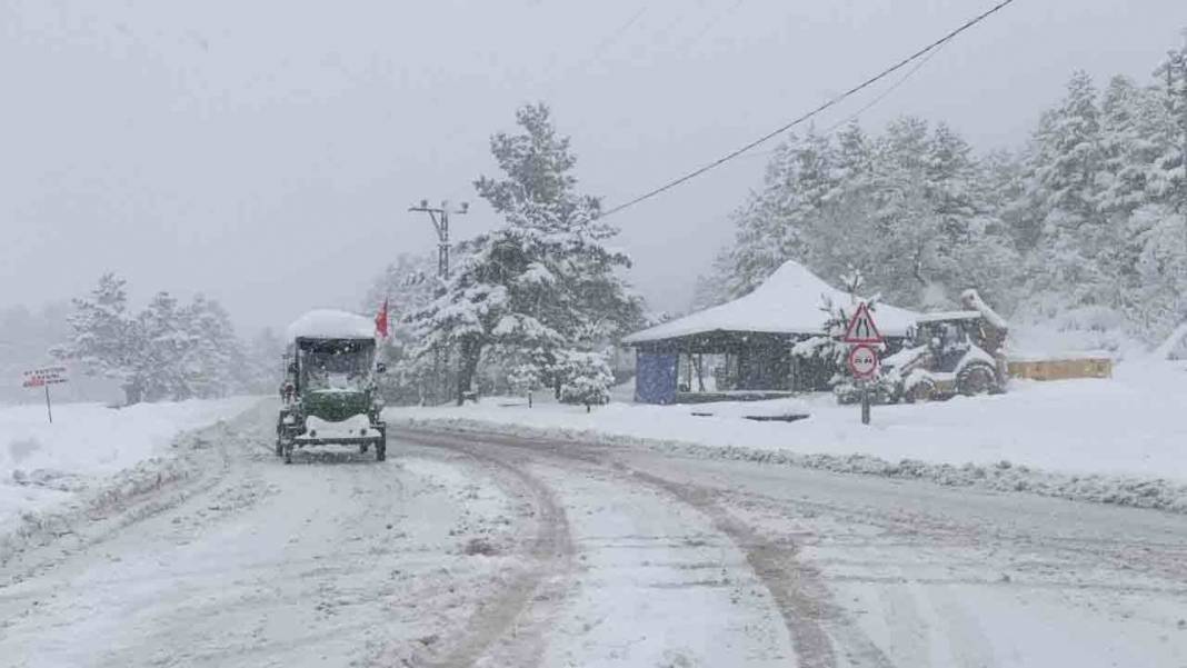 Bolu'dan kar manzaraları 1