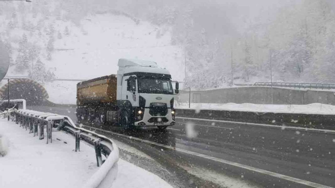 Bolu'dan kar manzaraları 19