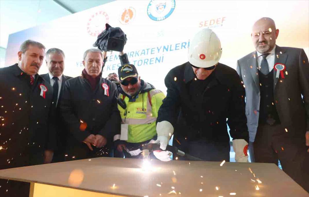 Cumhurbaşkanı Erdoğan TCG Anadolu Gemisi Teslim Töreni'nde konuştu 8