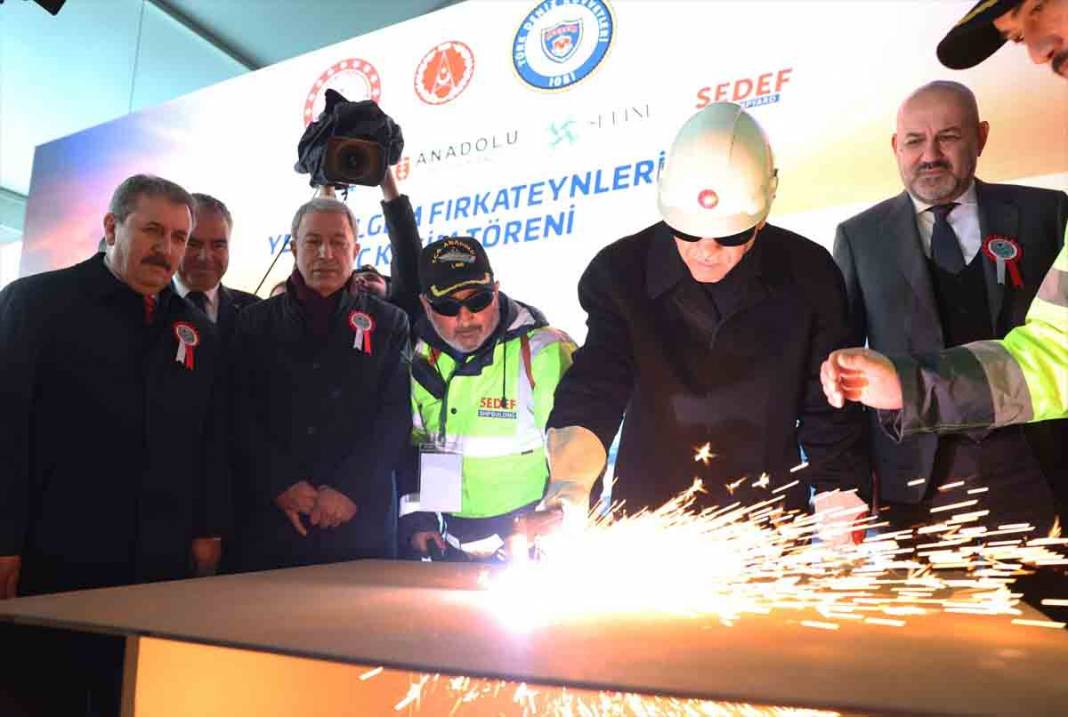 Cumhurbaşkanı Erdoğan TCG Anadolu Gemisi Teslim Töreni'nde konuştu 9