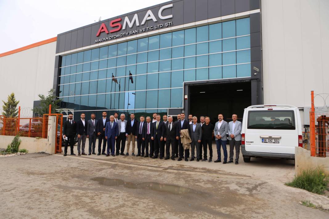 Kırşehirli iş dünyası, Asmac Makina Otomotiv’de bir araya geldi 24
