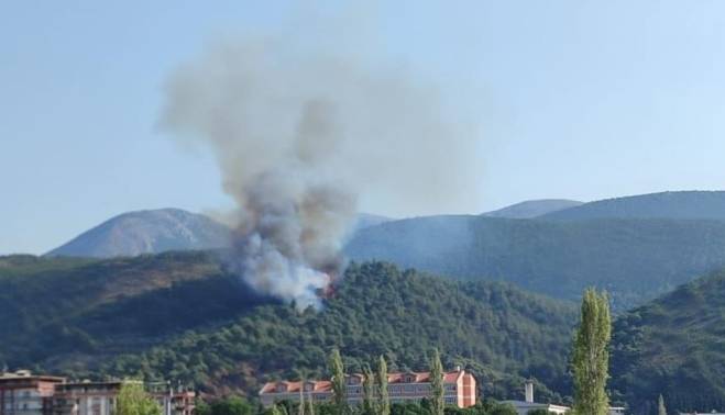 Manisa Soma'dan Korkutan Yangın 1