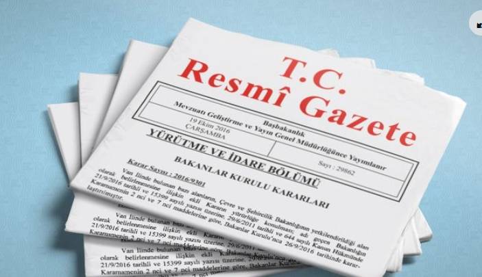 Resmi Gazetede Onaylandı 4