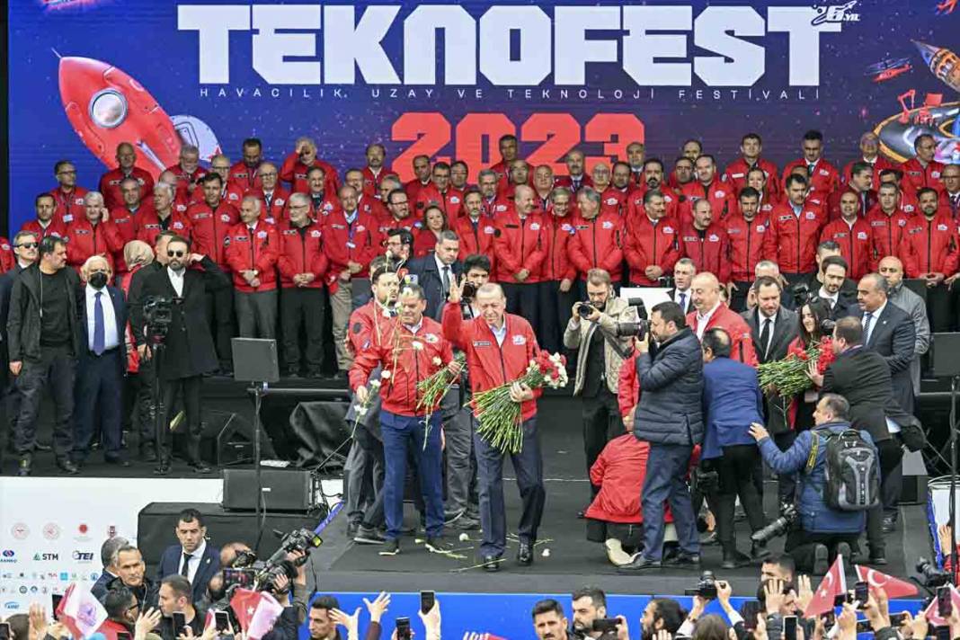 Cumhurbaşkanı Erdoğan TEKNOFEST'e 12