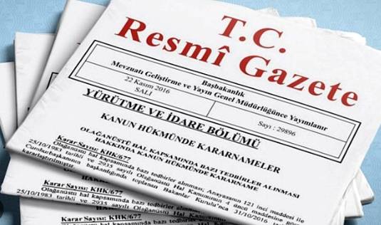 Resmi Gazete: Bir bakanlıkta değişim var 2