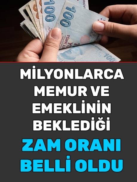 Memur ve Emekliye Yapılacak ZAM belli oldu 5