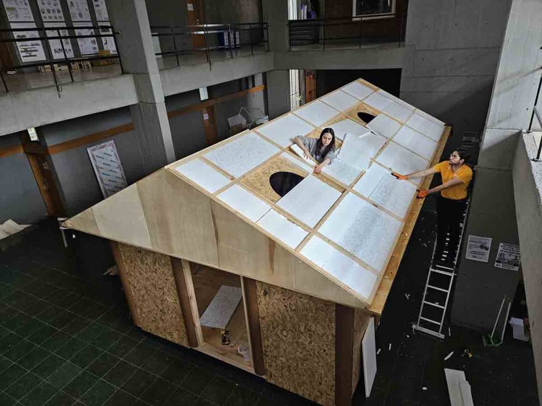 Japon mimar "kağıt masura evi" Hatay'a gönderdi 11