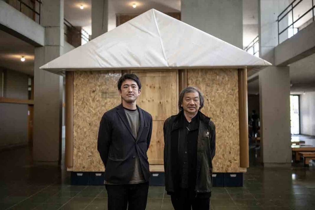 Japon mimar "kağıt masura evi" Hatay'a gönderdi 20