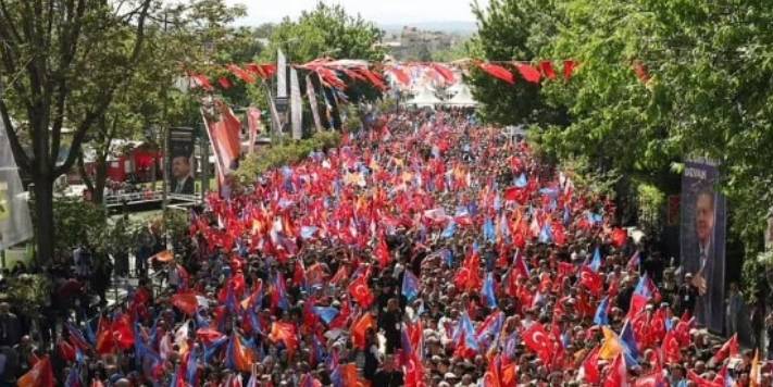 Erdoğan'ın Tekirdağ ve Edirne Mitingine katılan kişi sayısı! 5