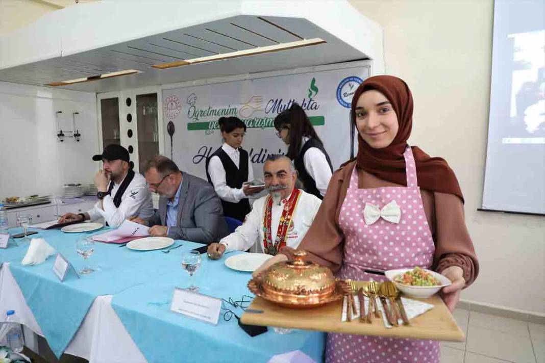 Rize'de "Öğretmenim Mutfakta" yarışması yapıldı 8