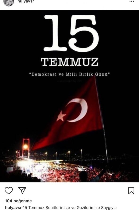 Ünlüler '15 Temmuz'u unutmadı 11