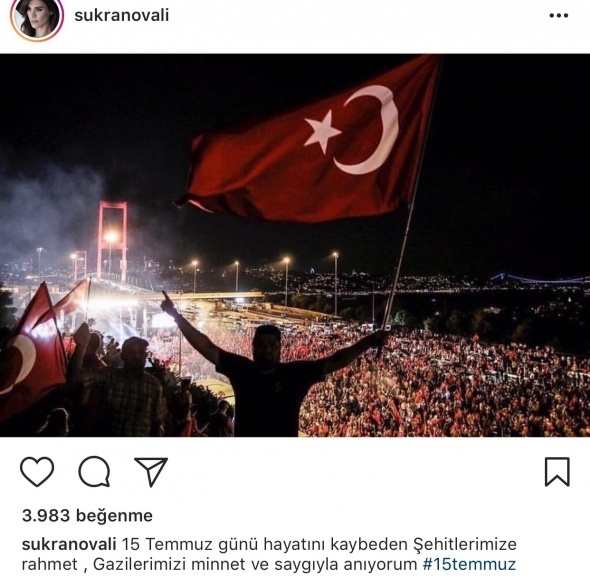 Ünlüler '15 Temmuz'u unutmadı 9