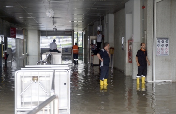 İstanbul'dan sel manzaraları 15