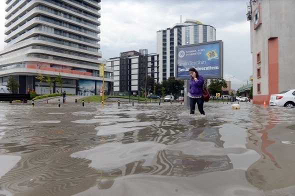 İstanbul'dan sel manzaraları 2