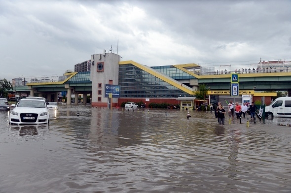 İstanbul'dan sel manzaraları 4