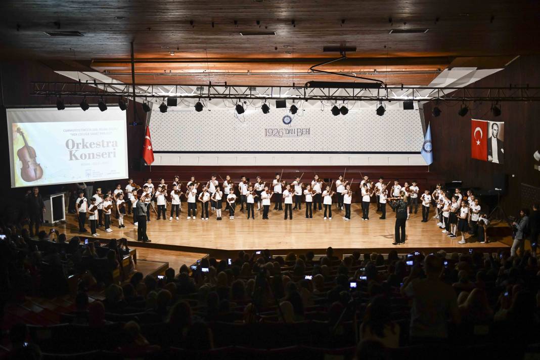 Ankara Büyükşehirin ‘Her Çocuğa Sanat’ Projesinde ilk orkestra konseri 8