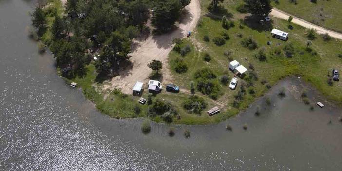 Ankara'da Sorgun Göleti Tabiat Parkı, kampçıları vazgeçilmez durağı