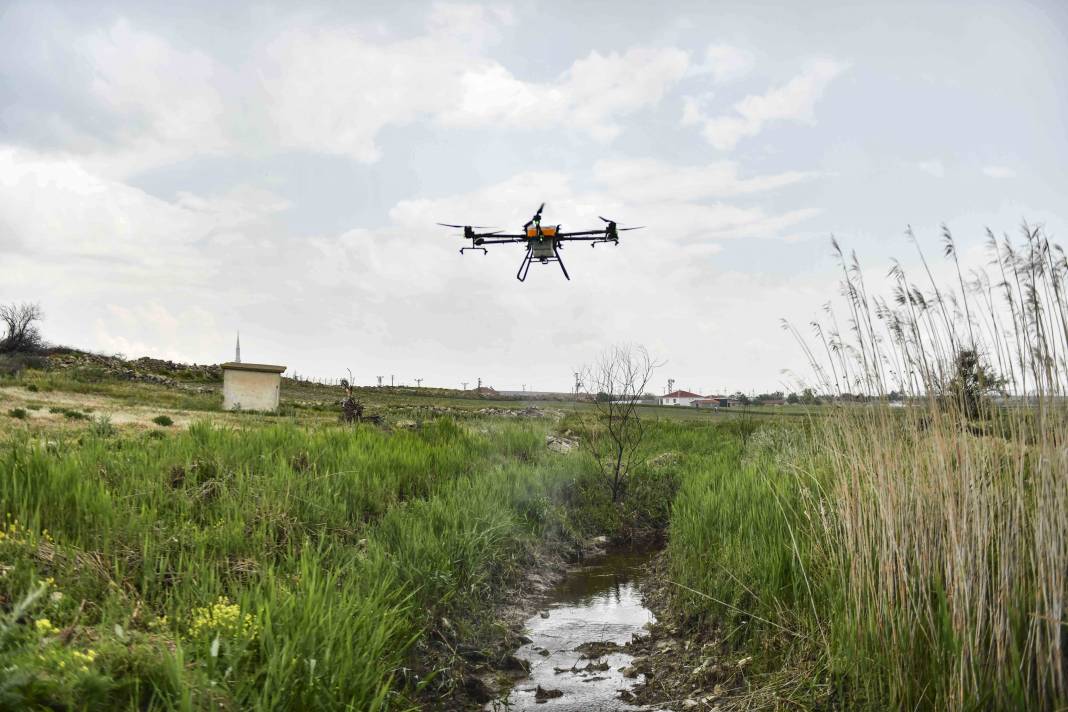 Ankara'da drone ile gübreleme ve ilaçlama hizmeti 9