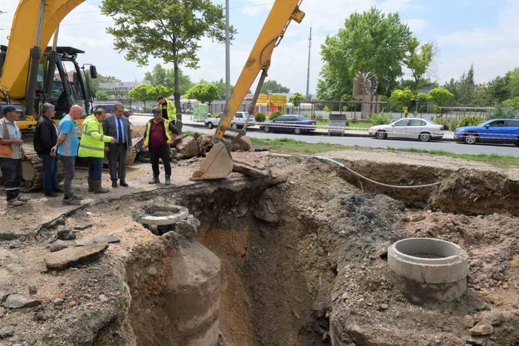 Lalegül Kavşağı’nda yaşanan çökmeye Ankara ASKİ yetişti 5