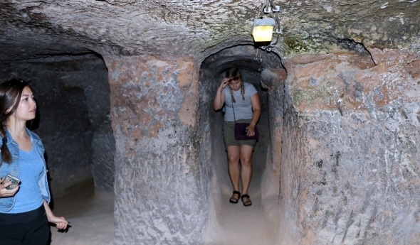 Kırkgöz Yeraltı Şehri ziyaretçilerini büyülüyor 11