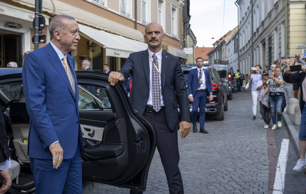 Cumhurbaşkanı Erdoğan, Litvanya'nın başkenti Vilnius'a geldi 1