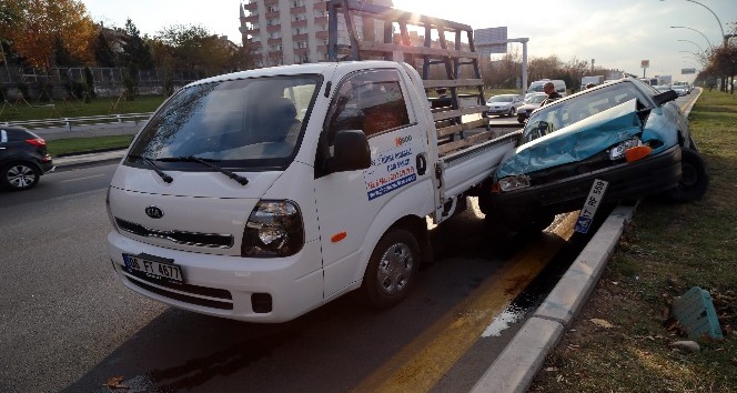 Başkent’te trafik kazası: 2 yaralı