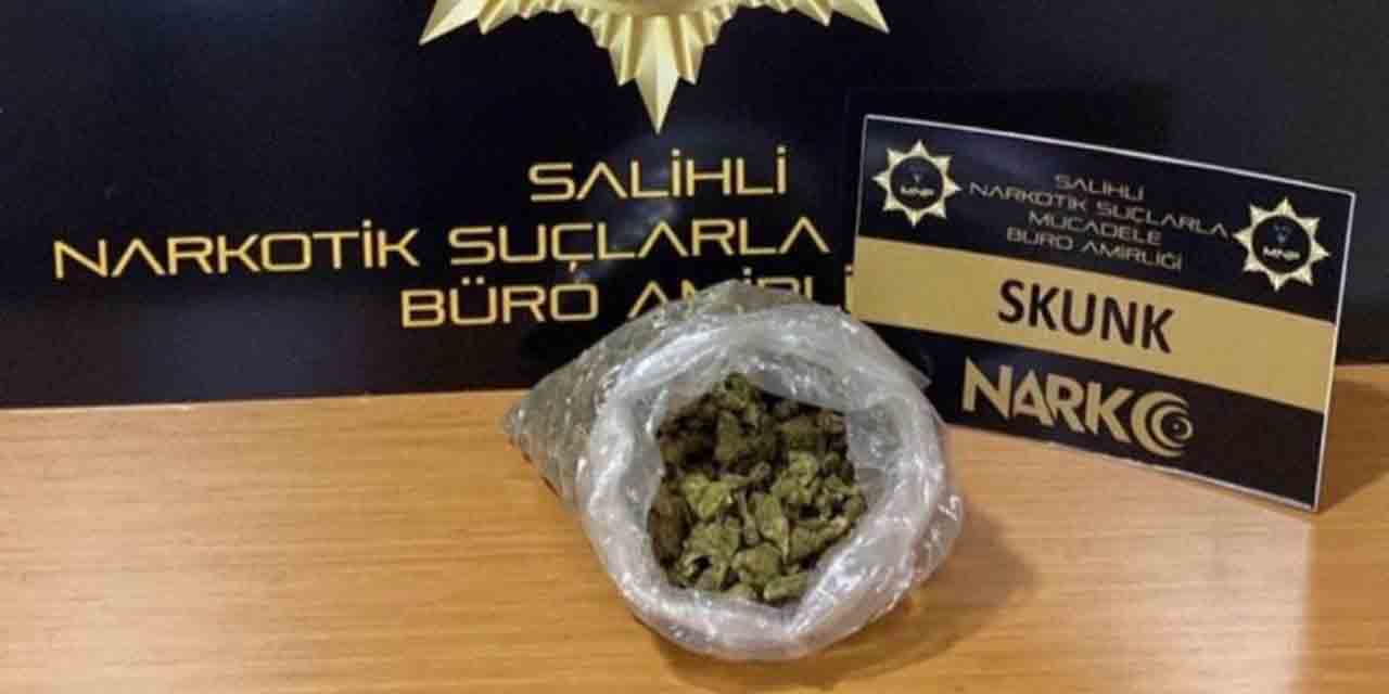 Manisa’da şüpheli araçtan skunk maddesi ele geçirildi