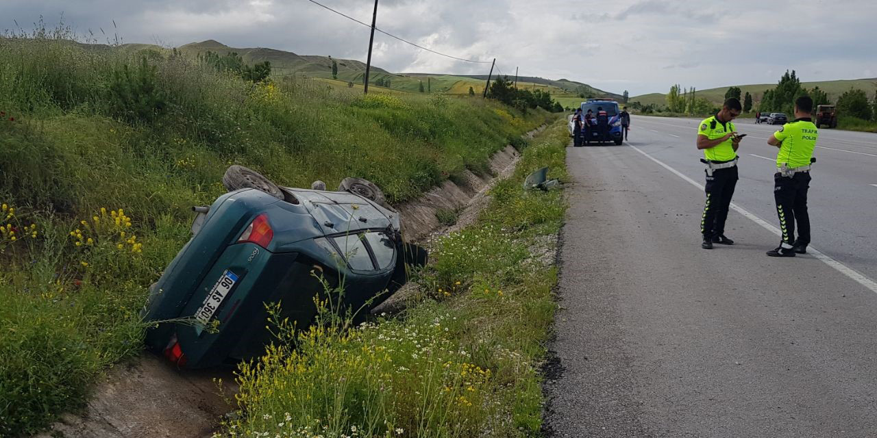 Çorum’da trafik kazası meydana geldi