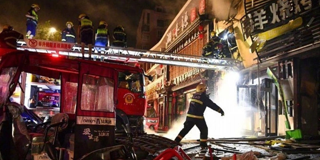 Çin’de bir restoranda korkunç bir patlama gerçekleşti