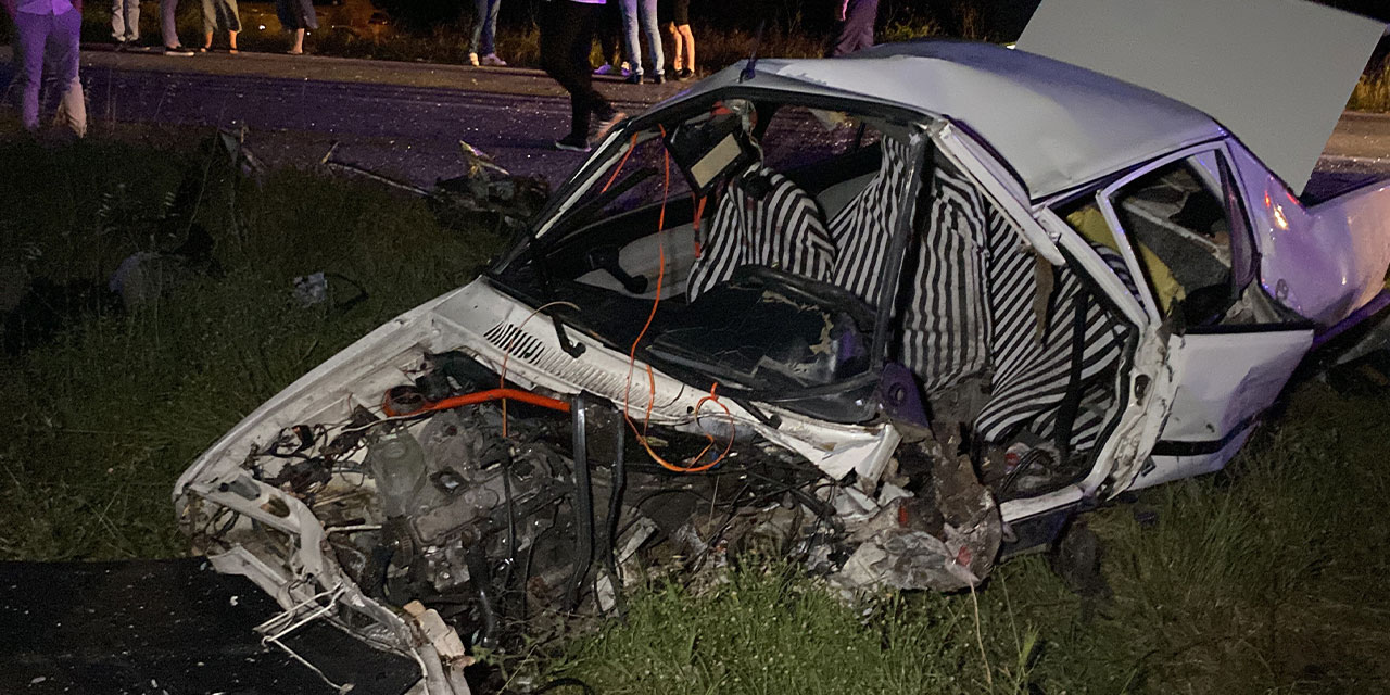 Tekirdağ’daki iki otomobilin çarpıştığı kazada can pazarı: 4 yaralı