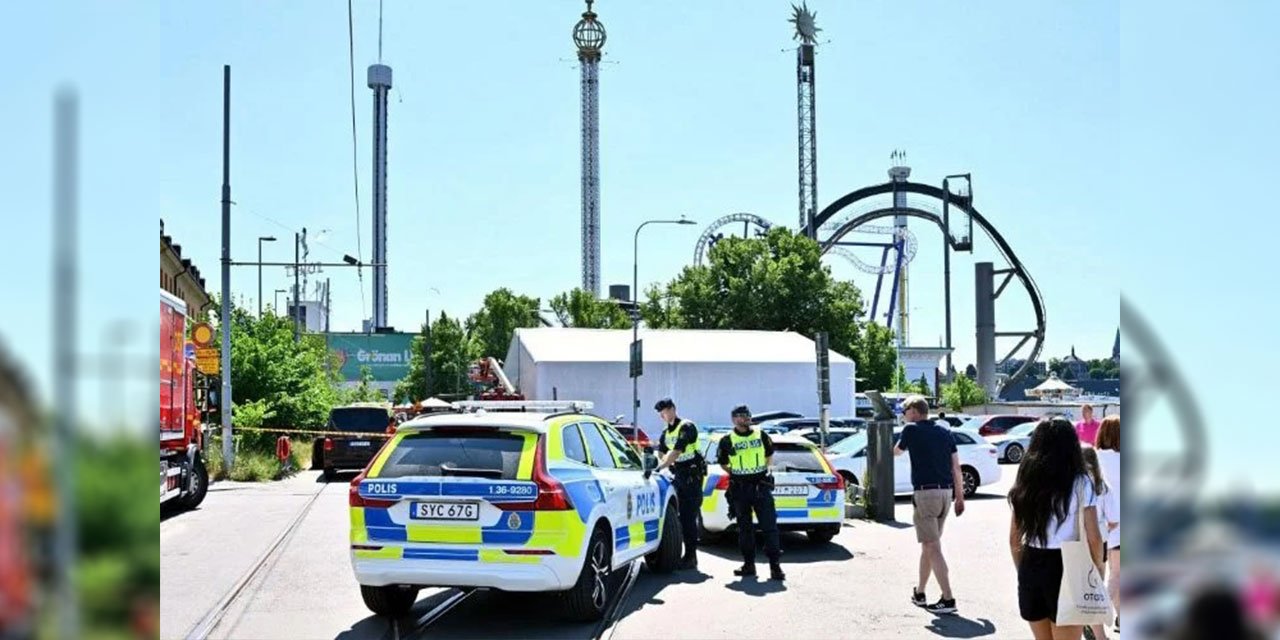 İsveç’teki lunaparkta feci kaza: Hız reni raydan çıktı