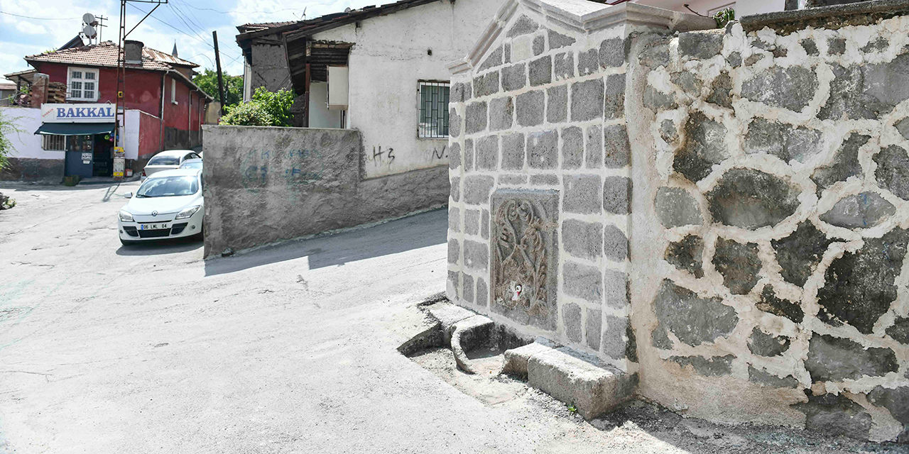 Ankara’nın tarihi çeşmeleri yenileniyor