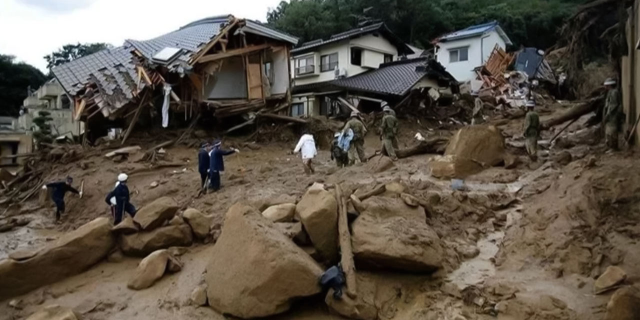 Japonya’da yaşanan sel ve heyelan yaşamı olumsuz etkiledi