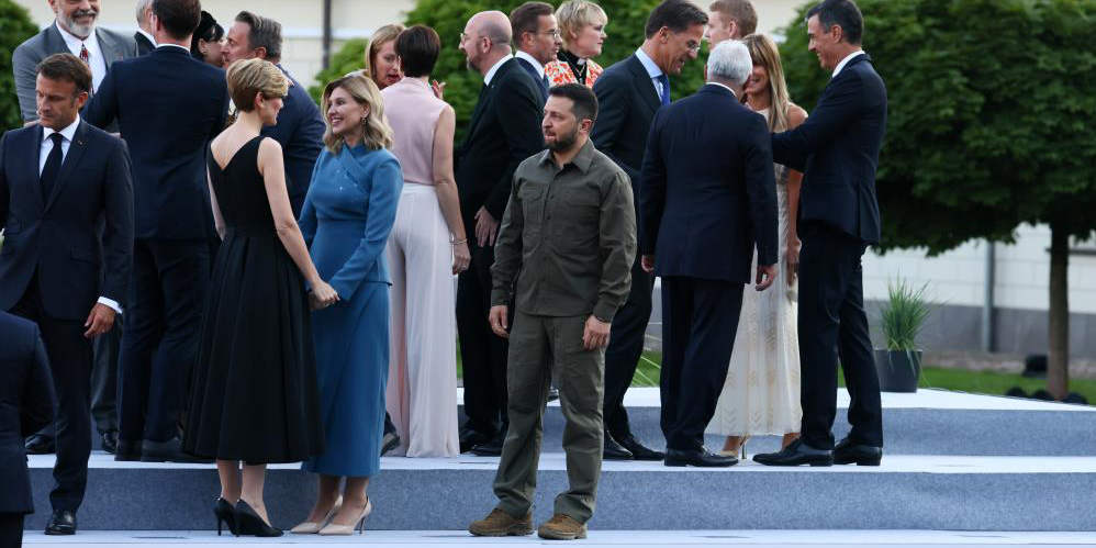 Ukrayna Devlet Başkanı Zelenskiy'in Vilnius'ta dikkat çeken fotoğrafı