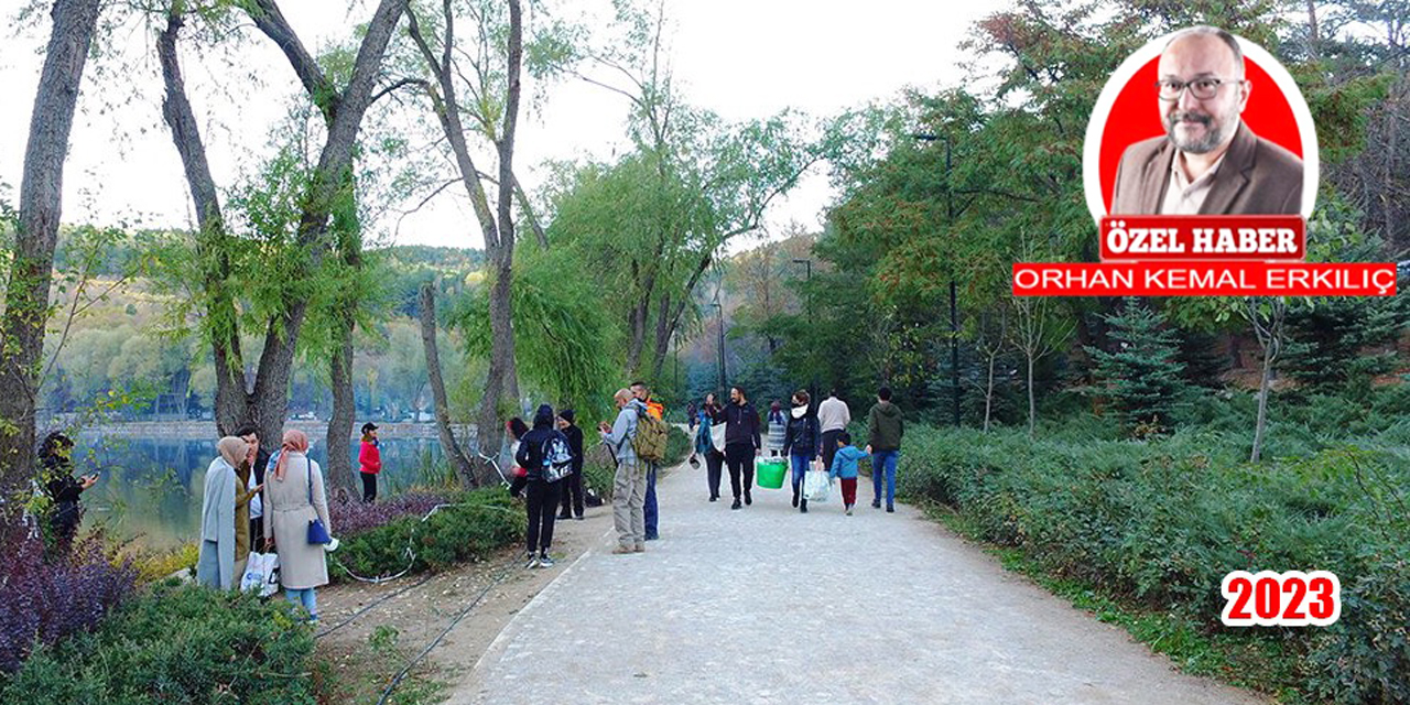 Ankara’da her mevsim güzel olan Çubuk Karagöl