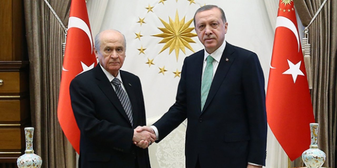 Cumhurbaşkanı Erdoğan, Bahçeli ile görüştü!