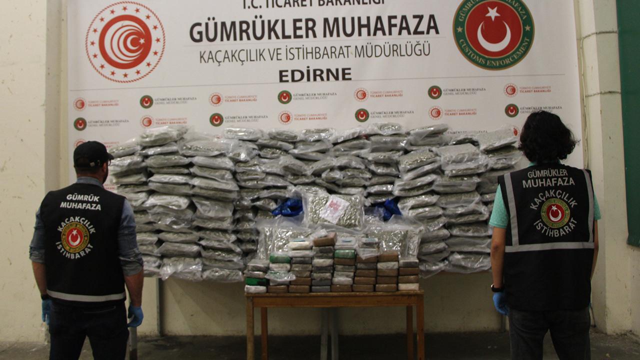 Kapıkule'de 133 kilogram uyuşturucu ele geçirildi!