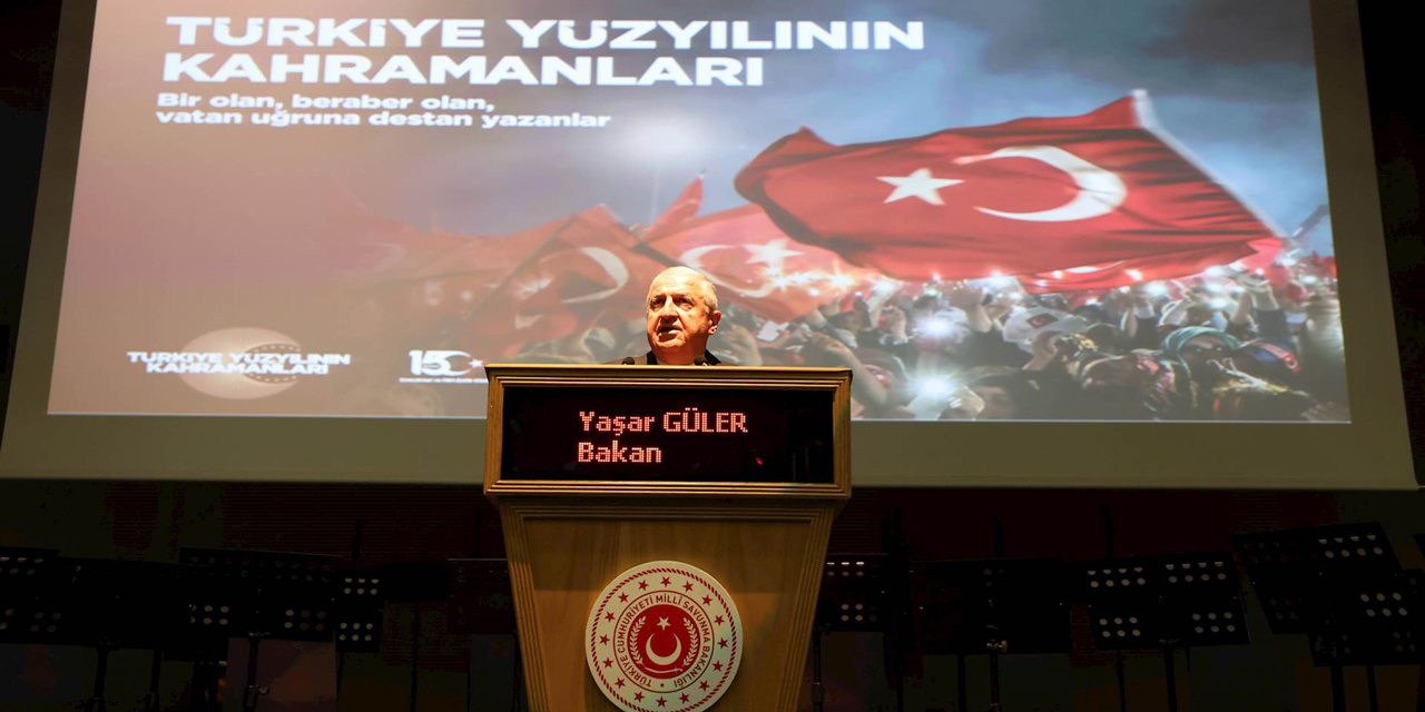 Bakan Güler, 15 Temmuz Demokrasi ve Millî Birlik Günü mesajı yayımladı!