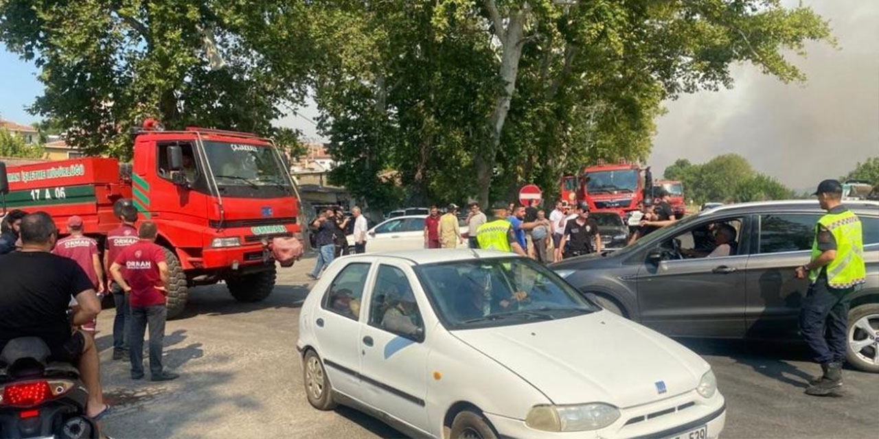 Çanakkale'de yangın sebebiyle 6 köy boşaltılıyor!