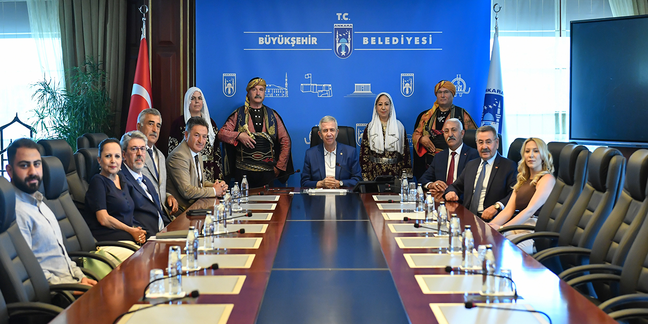 Mansur Yavaş, Ankara Kulübü ile önemli projeleri görüştü