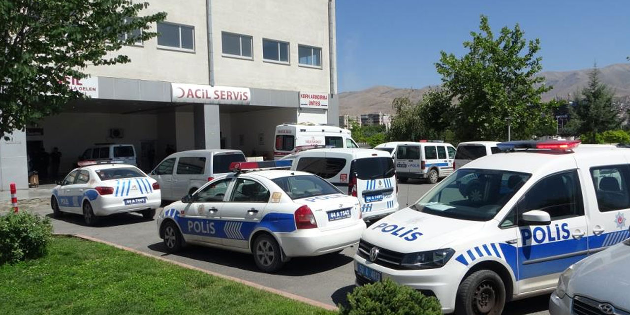 Malatya'da olaya müdahale eden polis memuru vuruldu!